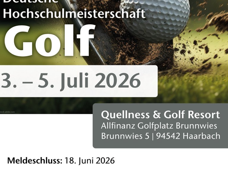 Plakat DHM Golf