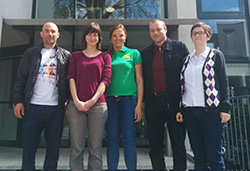 von links: Florian Hirschmann, Verena Weyland, Susanne Perlinger, Markus Peböck, Martina Ecker-Glasner von links: Florian Hirschmann, Verena Weyland, Susanne Perlinger, Markus Peböck, Martina Ecker-Glasner