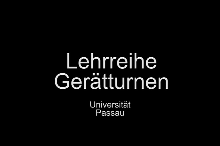 Lehrreihe Gerätturnen - Folge 3